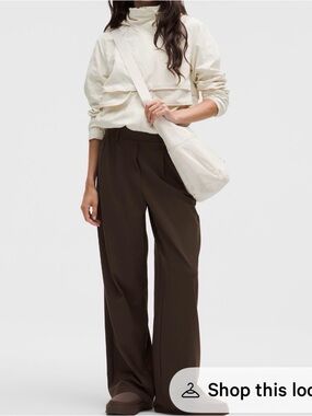 Daydrift Wide-Leg trousers  in walnut crunch reg